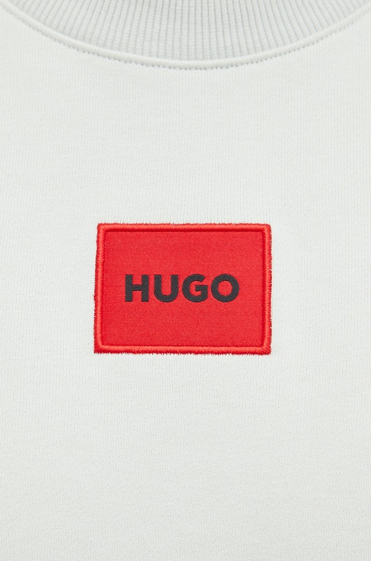 HUGO bluza bawełniana 50447964 zielony