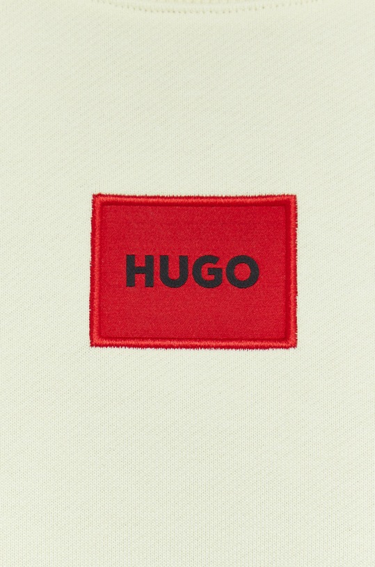 HUGO bluza bawełniana 50447964 beżowy