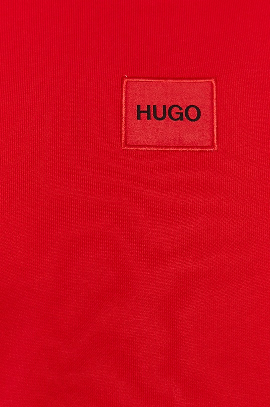 HUGO bluza bawełniana 50447964 czerwony