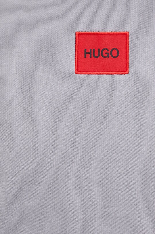 Бавовняна кофта HUGO 50447964 сірий