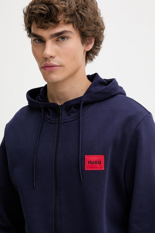 HUGO bluza bawełniana granatowy 50447972