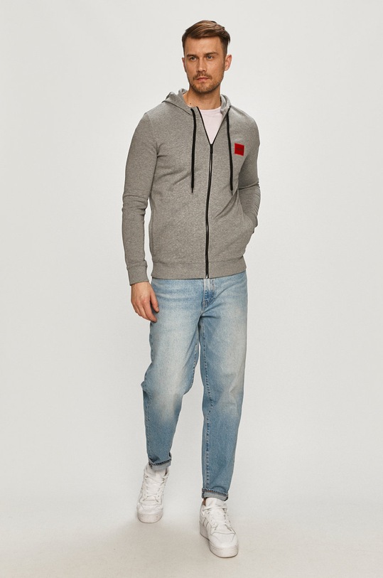 HUGO bluza bawełniana 50447972 50447972 szary AA00
