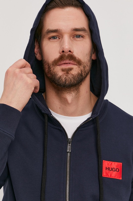 HUGO bluza bawełniana 50447972 granatowy 50447972