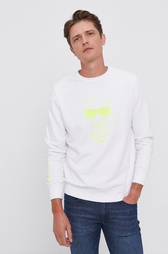 Karl Lagerfeld Bluza 511910.705096 aplikacja biały 511910.705096