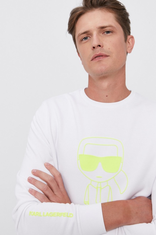 Mikina Karl Lagerfeld bílá 511910.705096