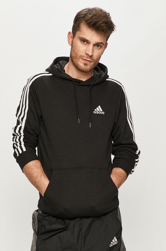 adidas - Bluza GK9062 GK9062 negru AW22