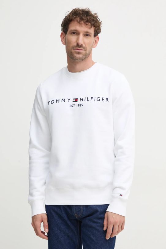 Tommy Hilfiger - Bluza aplikacja biały MW0MW11596.4891