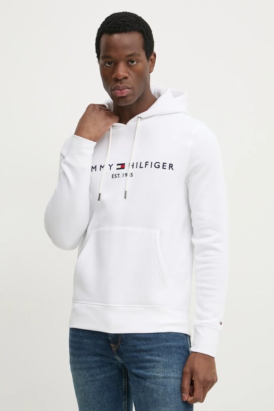 Tommy Hilfiger - Μπλούζα απλικέ λευκό MW0MW11599.4891