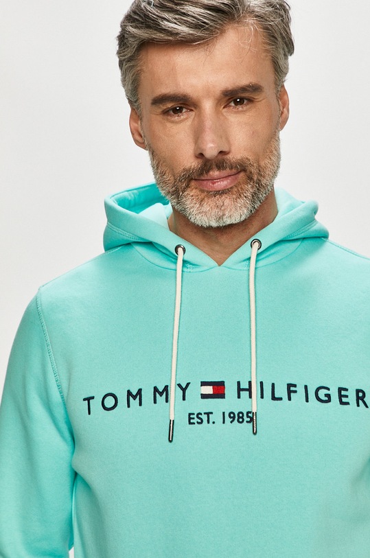 Mikina Tommy Hilfiger tyrkysová MW0MW11599.4891