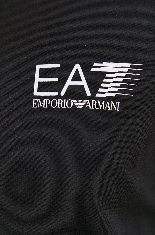 Bavlněná mikina EA7 Emporio Armani 3KPM68.PJ05Z černá