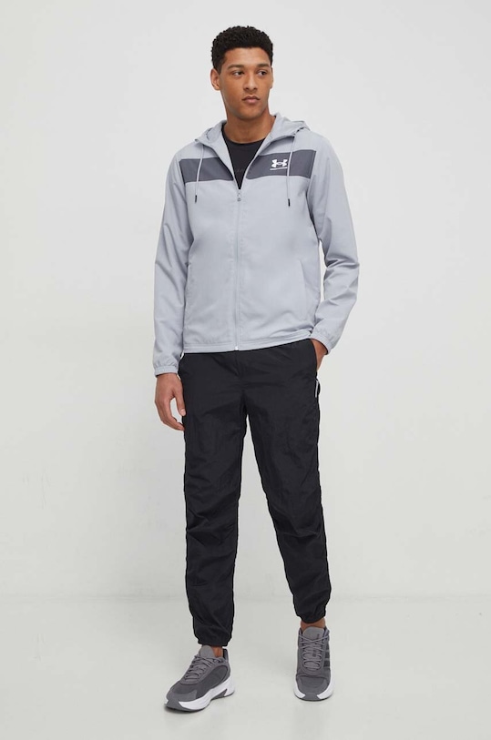 Větrovka Under Armour 1361621 šedá SS24