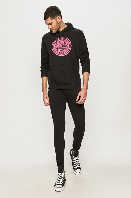 Converse - Bluza 10018994.A01 czarny SS21