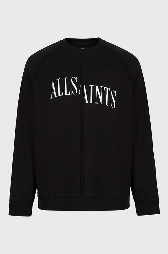 Odzież AllSaints Bluza bawełniana DIVERGE CREW MF022U czarny