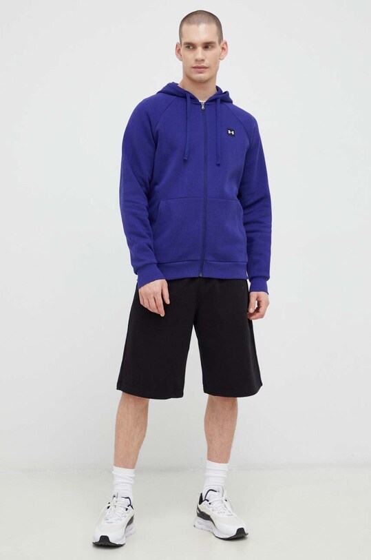 Μπλούζα Under Armour με κουκούλα μπλε 1357111