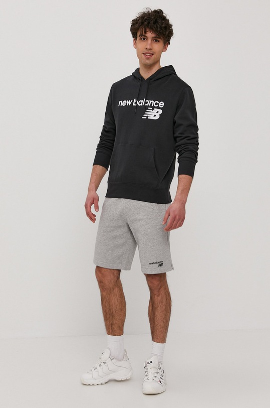 New Balance bluză MT03910BK MT03910BK negru SS21