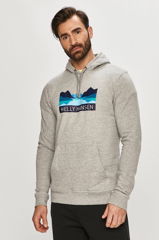 Helly Hansen bluza print gri 62975