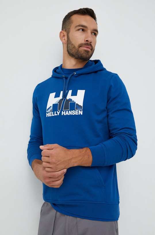 Helly Hansen bluza z kapturem niebieski 62975