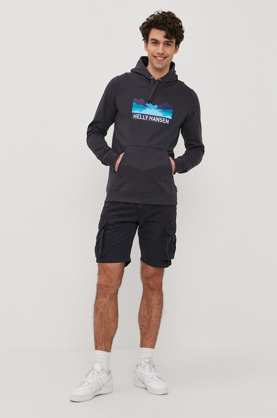 Helly Hansen bluza 62975 gri SS25