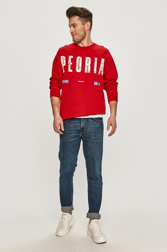 Mikina CAT Footwear 2910496.10757 červená SS21