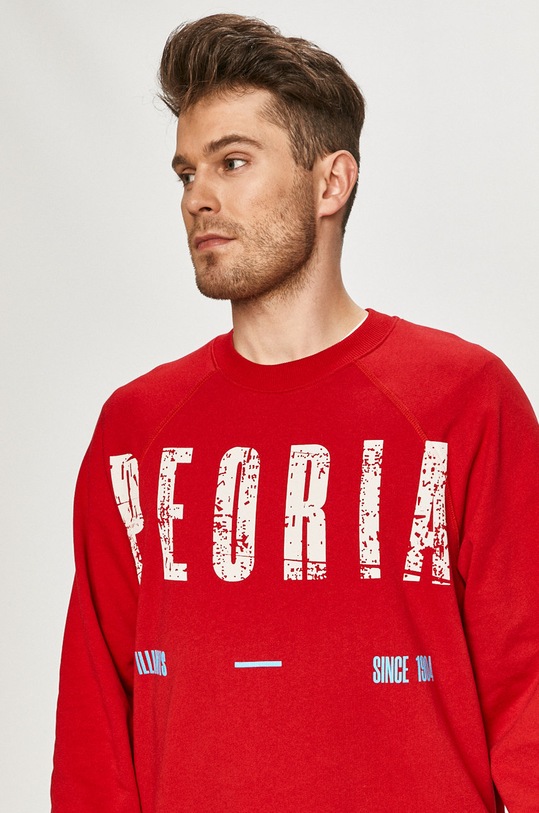 Mikina CAT Footwear červená 2910496.10757