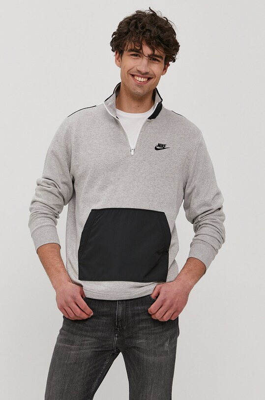 Nike Sportswear - Μπλούζα στάμπα γκρί CZ9948