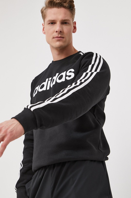 adidas Bluza DQ3084 pozostałe czarny DQ3084