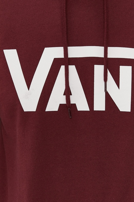 Βαμβακερή μπλούζα Vans VN0A456BK1O1 μπορντό
