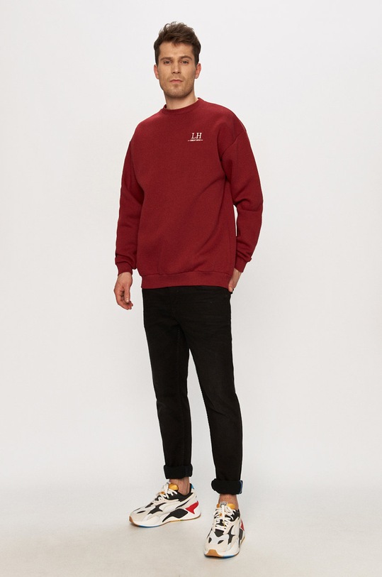 Local Heroes felpa SS21S0070 granata SS21