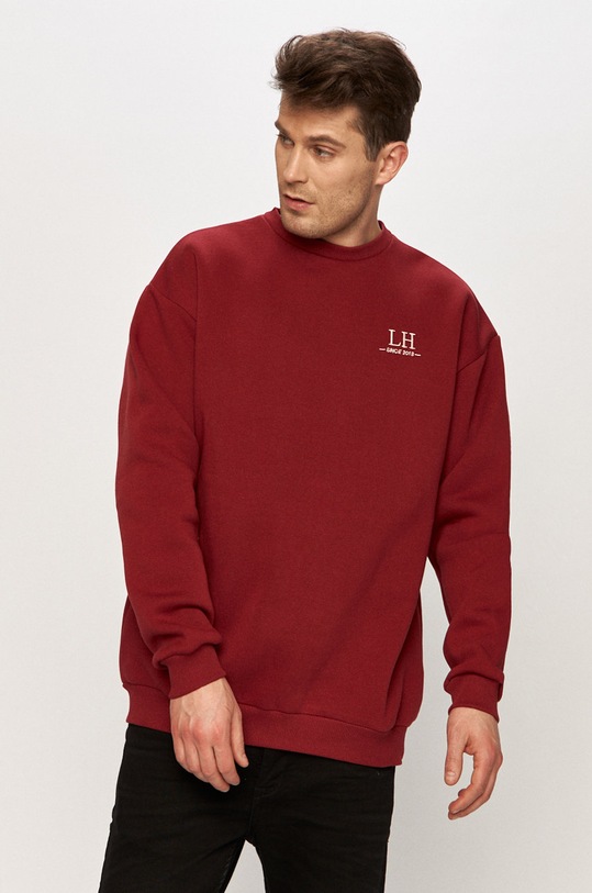 Abbigliamento Local Heroes felpa SS21S0070 granata