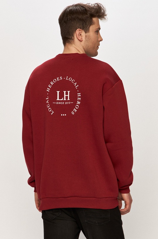 Local Heroes felpa granata SS21S0070