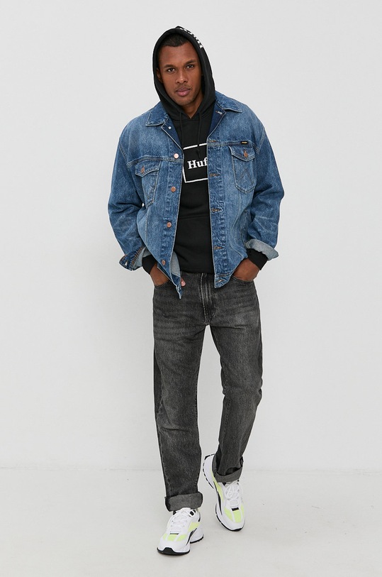 Oblečenie Mikina HUF pf00098 čierna