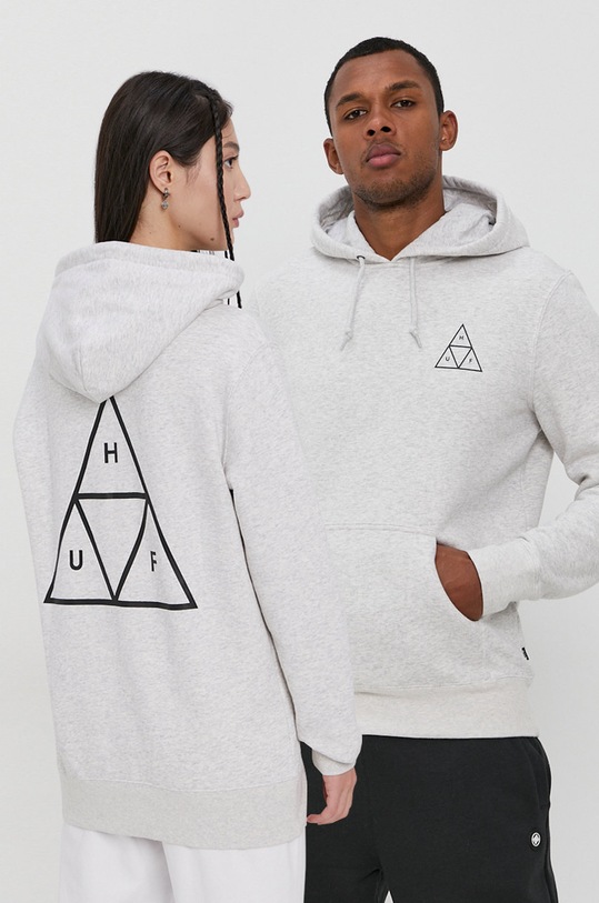 HUF Bluza z kapturem szary pf00100