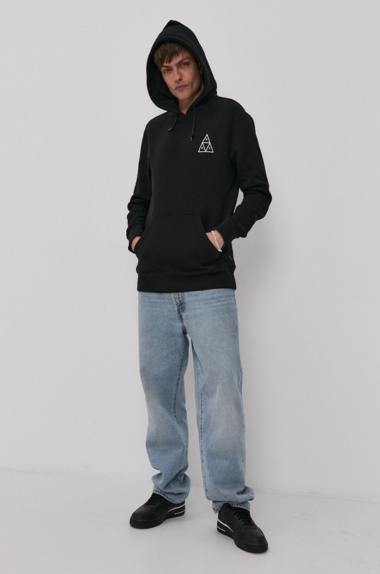 Odzież HUF Bluza pf00100 czarny