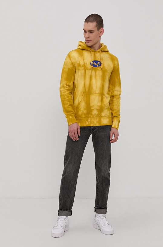 Odzież HUF Bluza pf00345 żółty