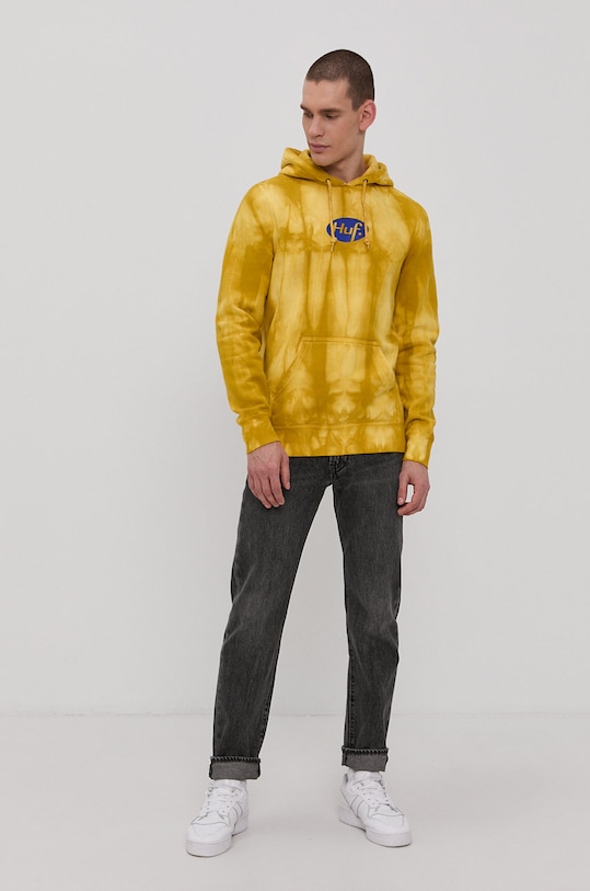 Odzież HUF Bluza pf00345 żółty