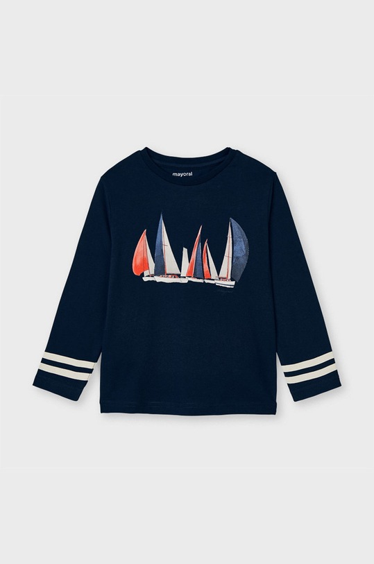 Mayoral - Detské tričko s dlhým rukávom tmavomodrá 3053.5A.MINI