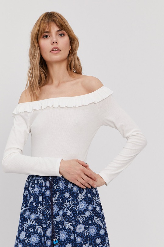 Pepe Jeans Longsleeve alb PL504835.808