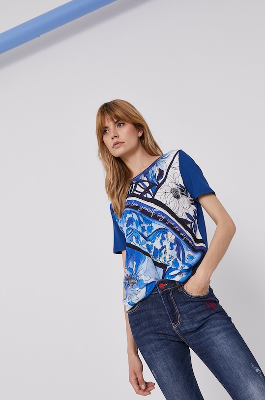 Desigual Bluză albastru 21SWTK49