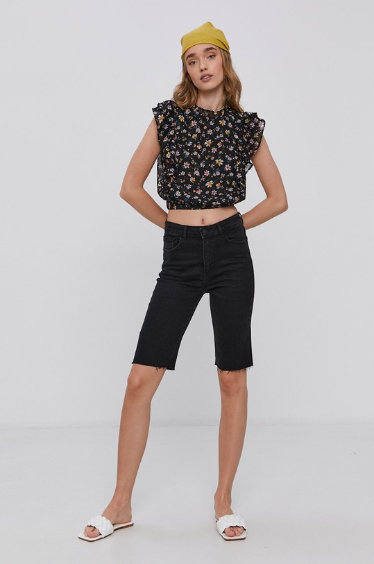 Halenka Tally Weijl SSLPECOQUINE černá SS21