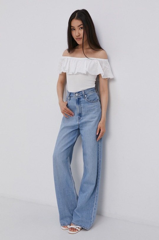 Tally Weijl Bluzka SBOVIANGLAIS biały SS21