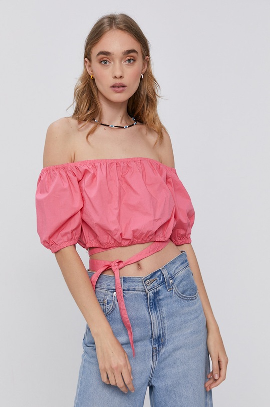 Tally Weijl Bluzka SWSCOMATTY różowy SS21