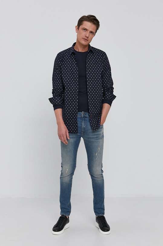 Guess - Longsleeve M1RI28.J1311 M1RI28.J1311 granatowy AA00