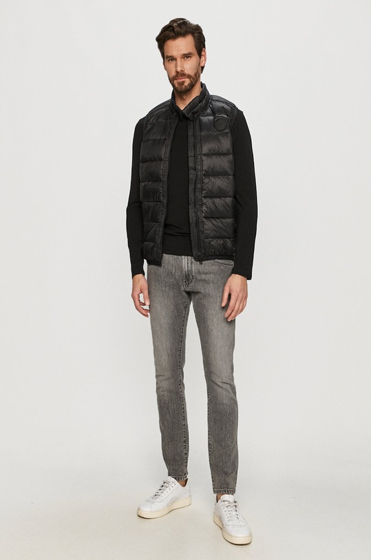 Guess - Tričko s dlhým rukávom M1RI28.J1311 čierna AA00