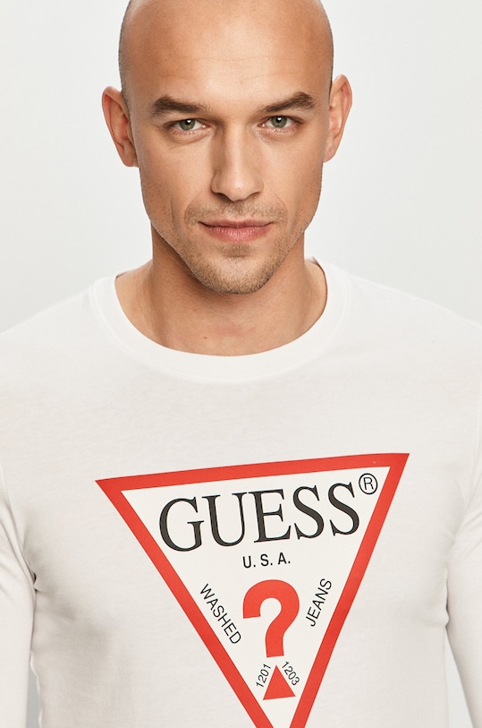 Guess - Longsleeve biały M1RI31.I3Z11