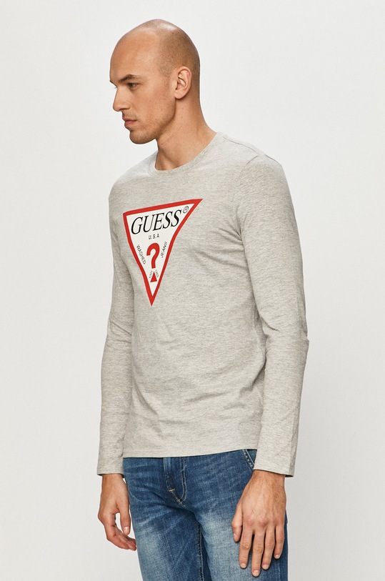 Guess - Longsleeve nadruk szary M1RI31.I3Z11