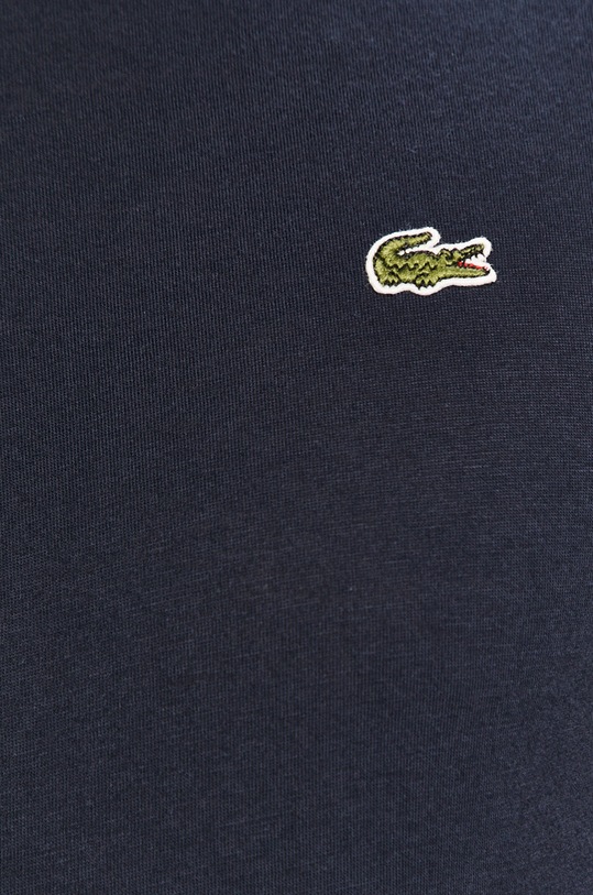 Βαμβακερή μπλούζα με μακριά μανίκια Lacoste TH2040 σκούρο μπλε