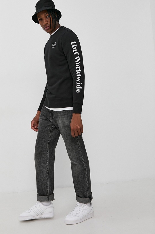 HUF Bluza pf00264 czarny AW21