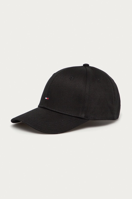 Tommy Hilfiger - Καπέλο βαμβάκι μαύρο AW0AW09807.4891