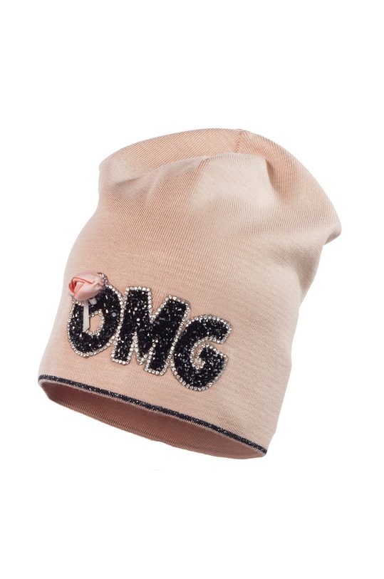 Jamiks - Caciula copii imprimeu bej VIVIANNA.JWD002