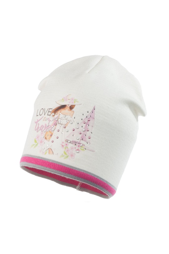 Jamiks - Caciula copii print bej YOSEMITE.JWD134